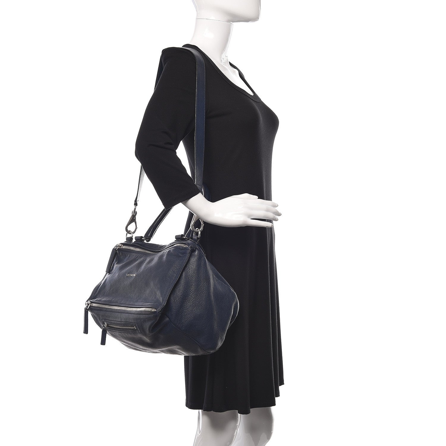 Givenchy Sugar Goatskin Medium Pandora Deep Blue 2 of 12