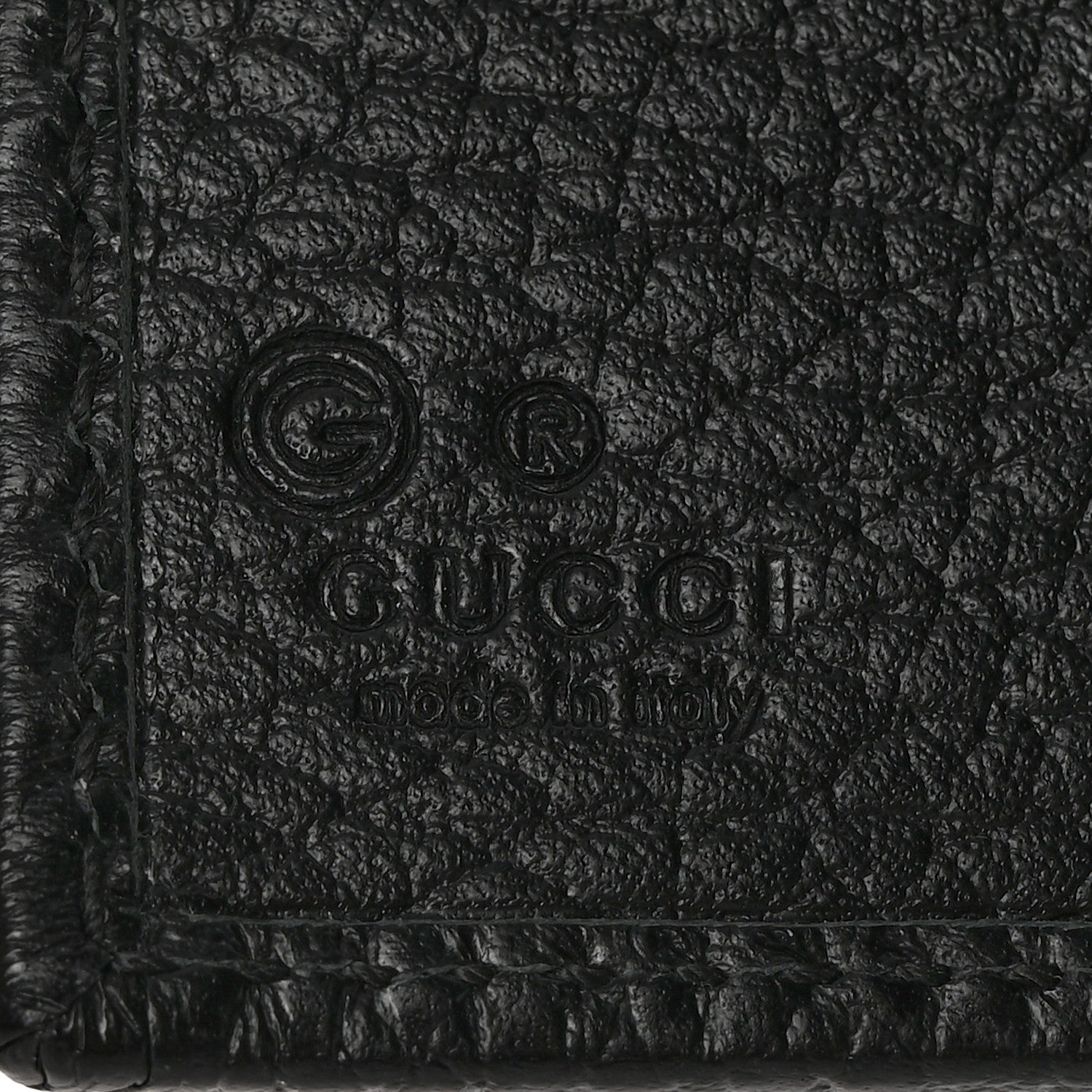Gucci Nylon Monogram Bi-Fold Wallet Black 6 of 10