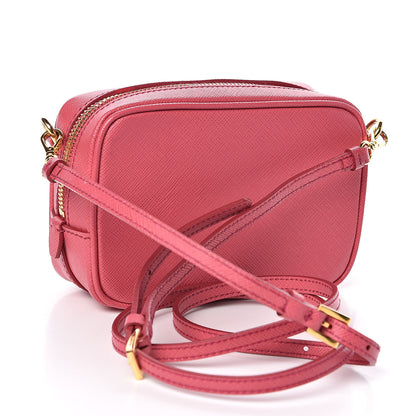 Prada Saffiano Mini Camera Crossbody Peonia 3 of 11