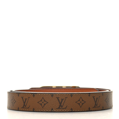 Louis Vuitton Reverse Monogram 25mm My LV Chain Reversible Belt 85/34 Black 2 of 6