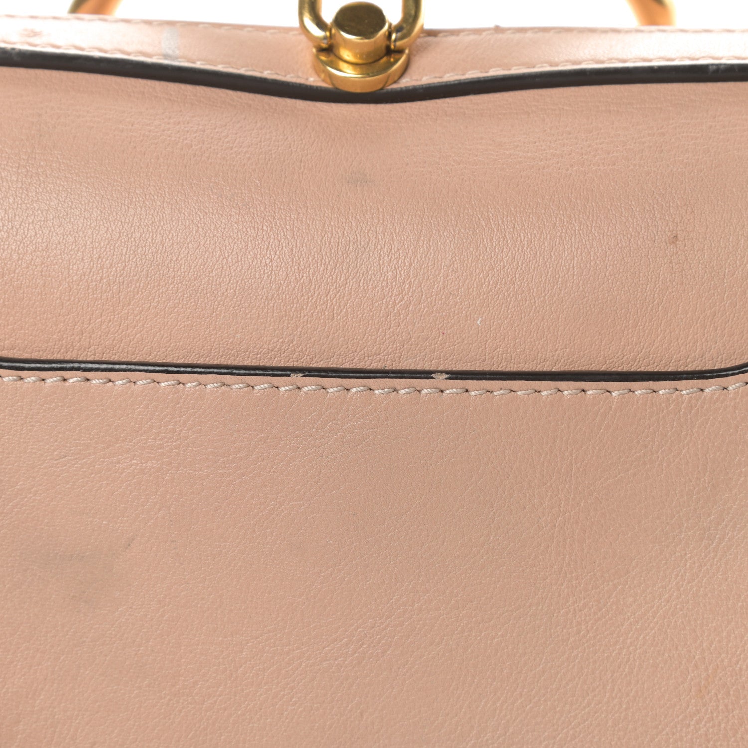 Chloe Calfskin Suede Medium Nile Bracelet Bag Biscotti Beige 13 of 15