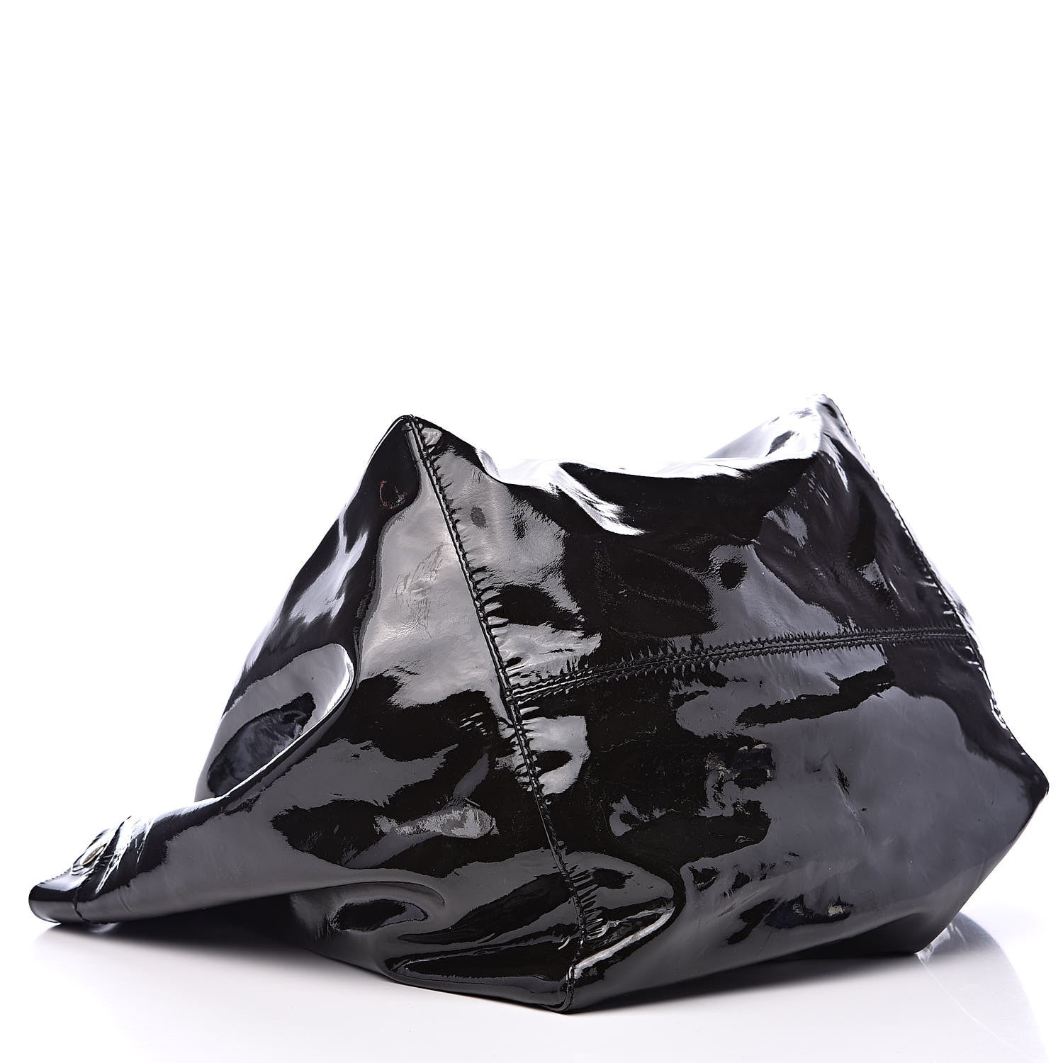 Jimmy Choo Patent Lola Oversized Tote Black 4 of 11