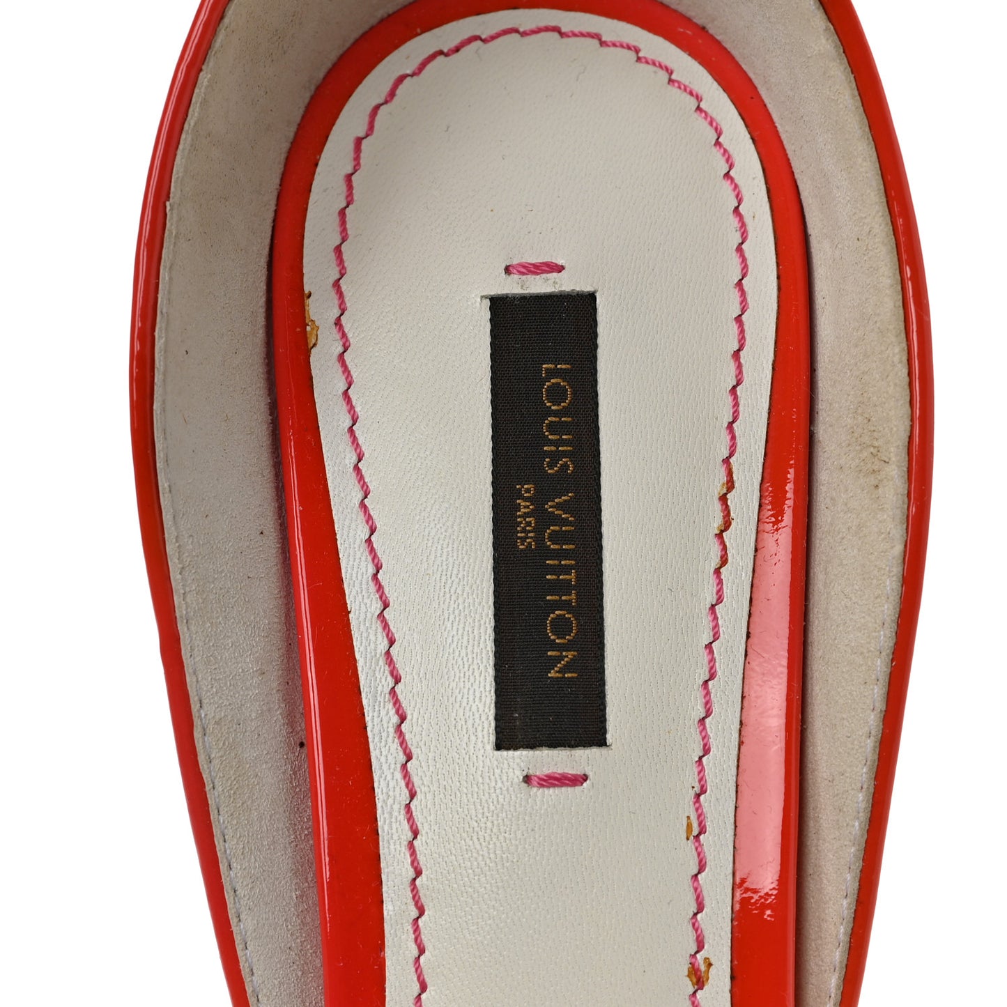 Monogram Multicolor Wedge Sandals 39 White Pink