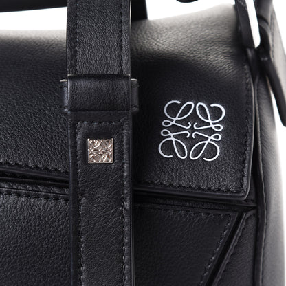 Loewe Calfskin Small Puzzle Bag Black 8 of 10