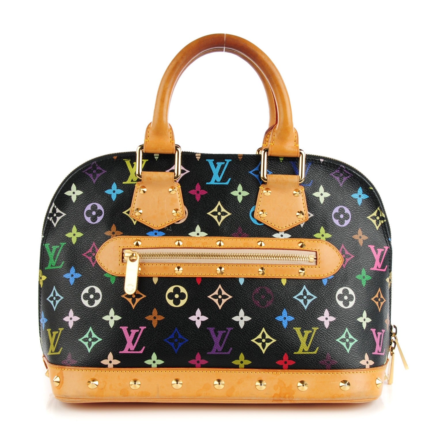 Louis Vuitton Monogram Multicolor Alma Black 1 of 9