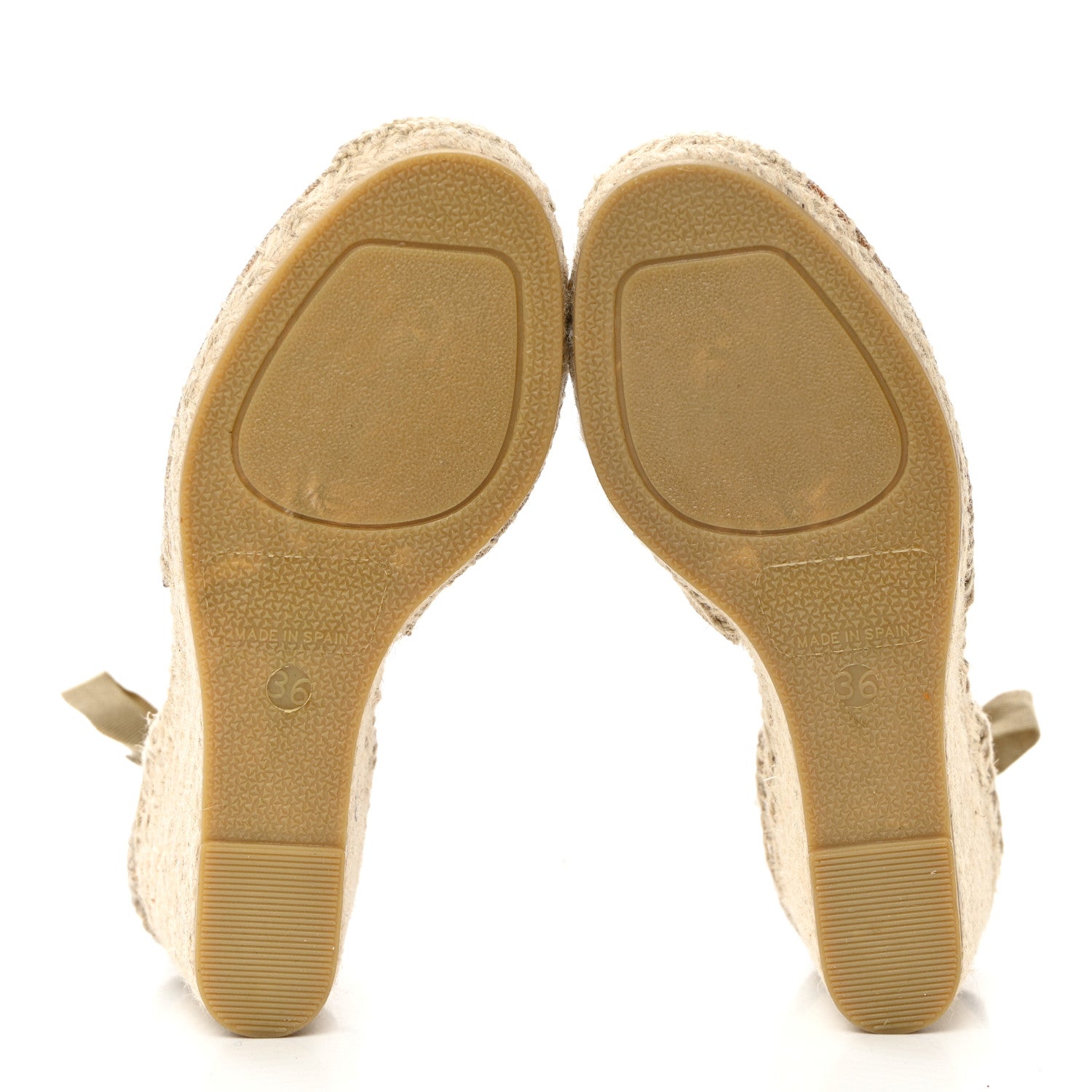 Prada Linen Logo Espadrille 90mm Wedge Sandals 36 5 of 9