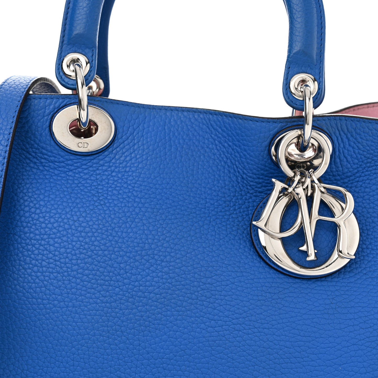 Bullcalf Medium Diorissimo Tote Bleu Nosy Rose Tendre