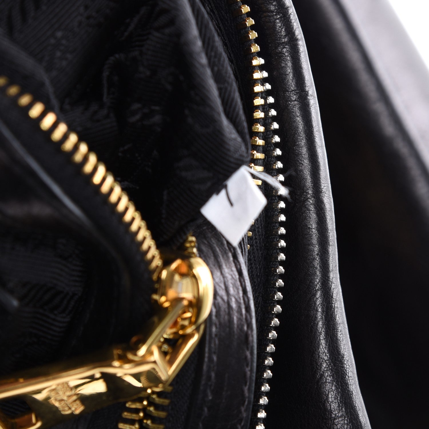 Prada Glace Calf Studded Tote Nero Black 8 of 10