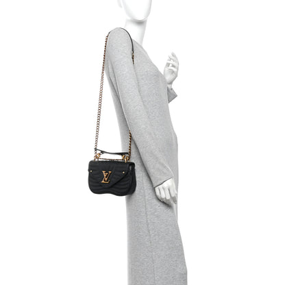 Louis Vuitton Calfskin New Wave Chain PM Black 2 of 11