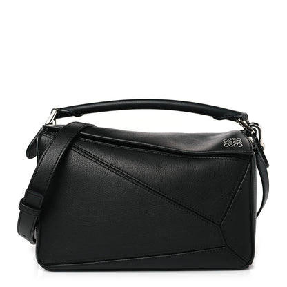 Loewe Calfskin Small Puzzle Bag Black 1 of 8