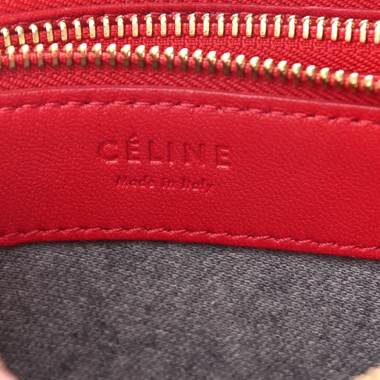 Lambskin Small Trio Crossbody Bag Red