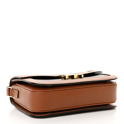 Celine Triomphe Canvas Calfskin Medium Triomphe Bag Tan 4 of 13