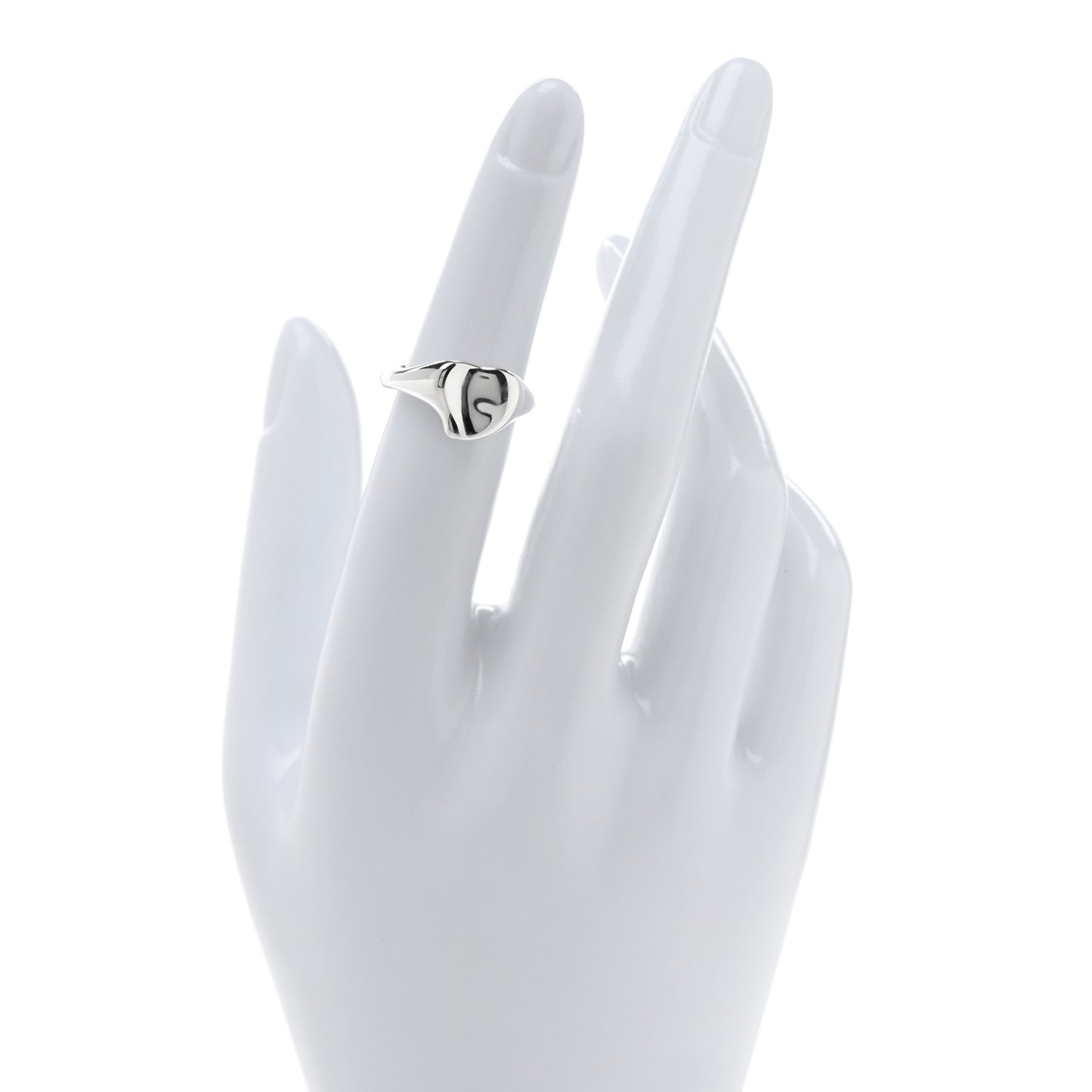 Sterling Silver Elsa Peretti Full Heart Ring 49 4.75