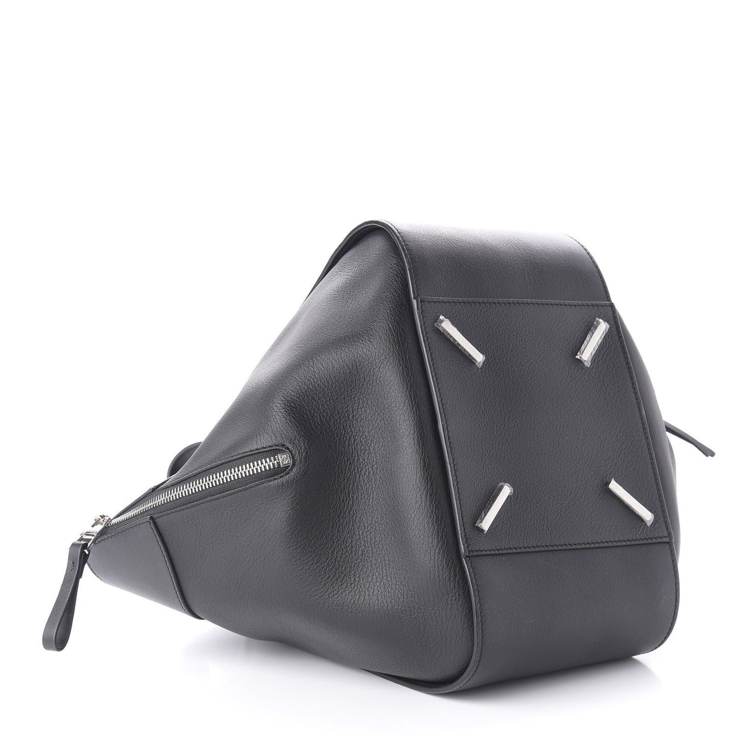Calfskin Small Hammock Shoulder Bag Black