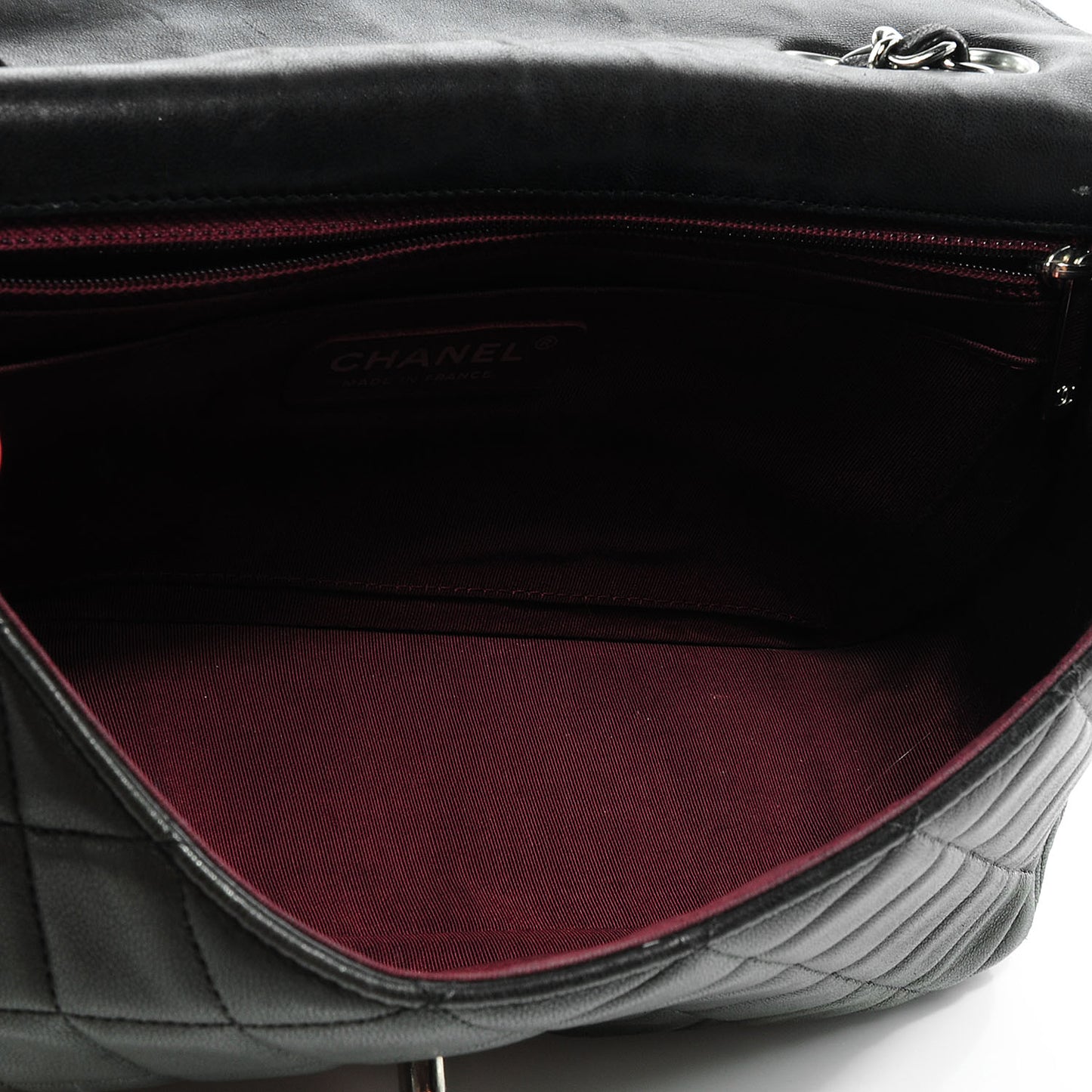 Lambskin Medium Coco Rider Flap Black