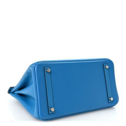 Hermes Epsom Birkin 30 Bleu Frida 4 of 13