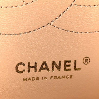 Chanel Lambskin Quilted Jumbo Double Flap Dark Beige 6 of 12