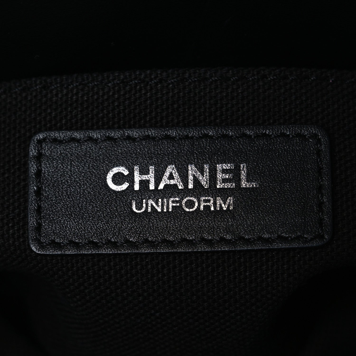 Chanel Calfskin Quilted CC Uniform Flap Belt Bag Black 6 of 11