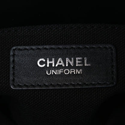Chanel Calfskin Quilted CC Uniform Flap Belt Bag Black 6 of 11