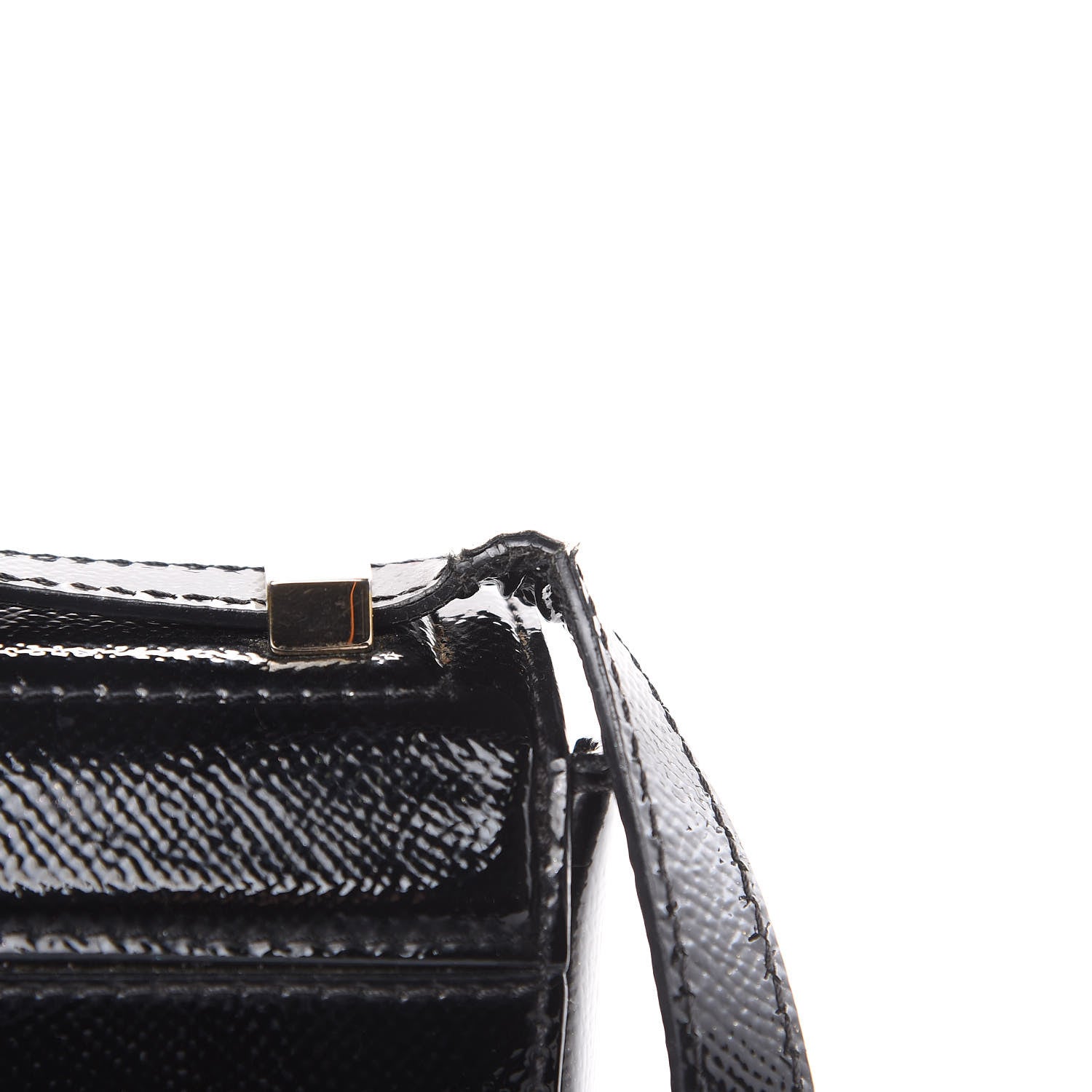 Givenchy Textured Patent Calfskin Mini Pandora Box Crossbody Bag Black 10 of 16