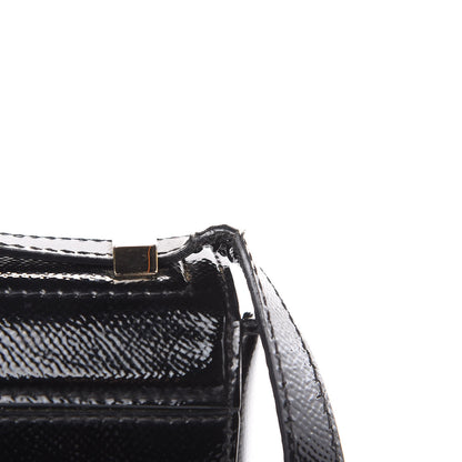 Givenchy Textured Patent Calfskin Mini Pandora Box Crossbody Bag Black 10 of 16