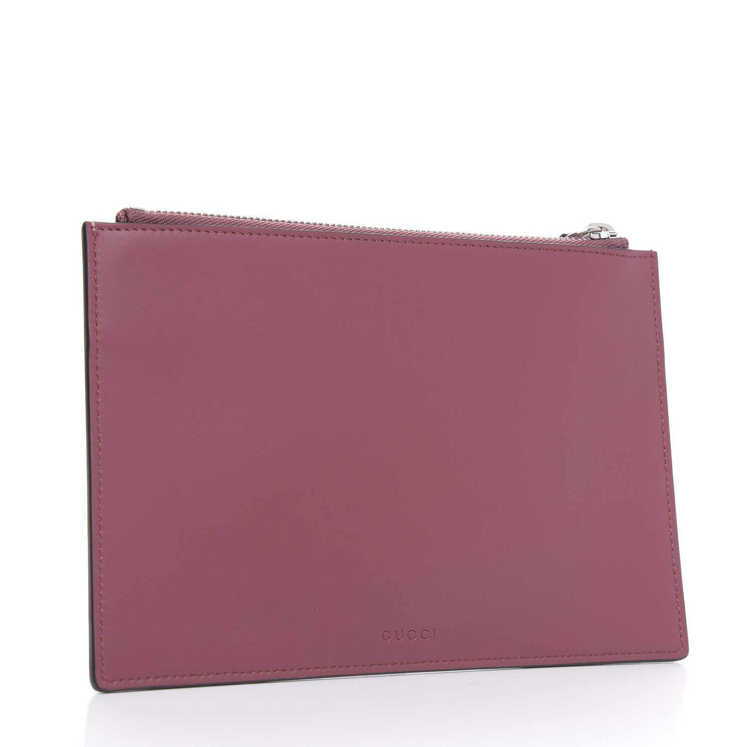 Gucci GG Supreme Monogram Blooms Small Zip Pouch Beige Multicolor Dry Rose 3 of 8