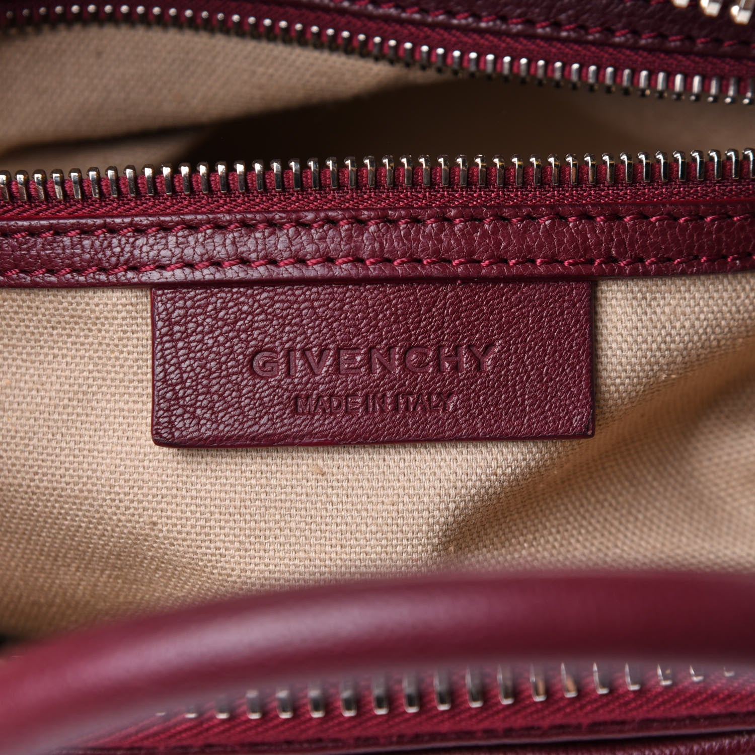 Givenchy Sugar Goatskin Small Antigona Oxblood 8 of 10