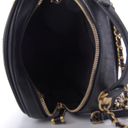 Chanel Calfskin Quilted CC Small Vanity Case Black 5 of 11
