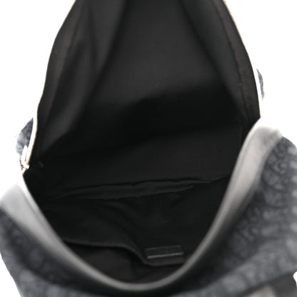 Christian Dior Oblique Calfskin Rider Backpack Black 5 of 9