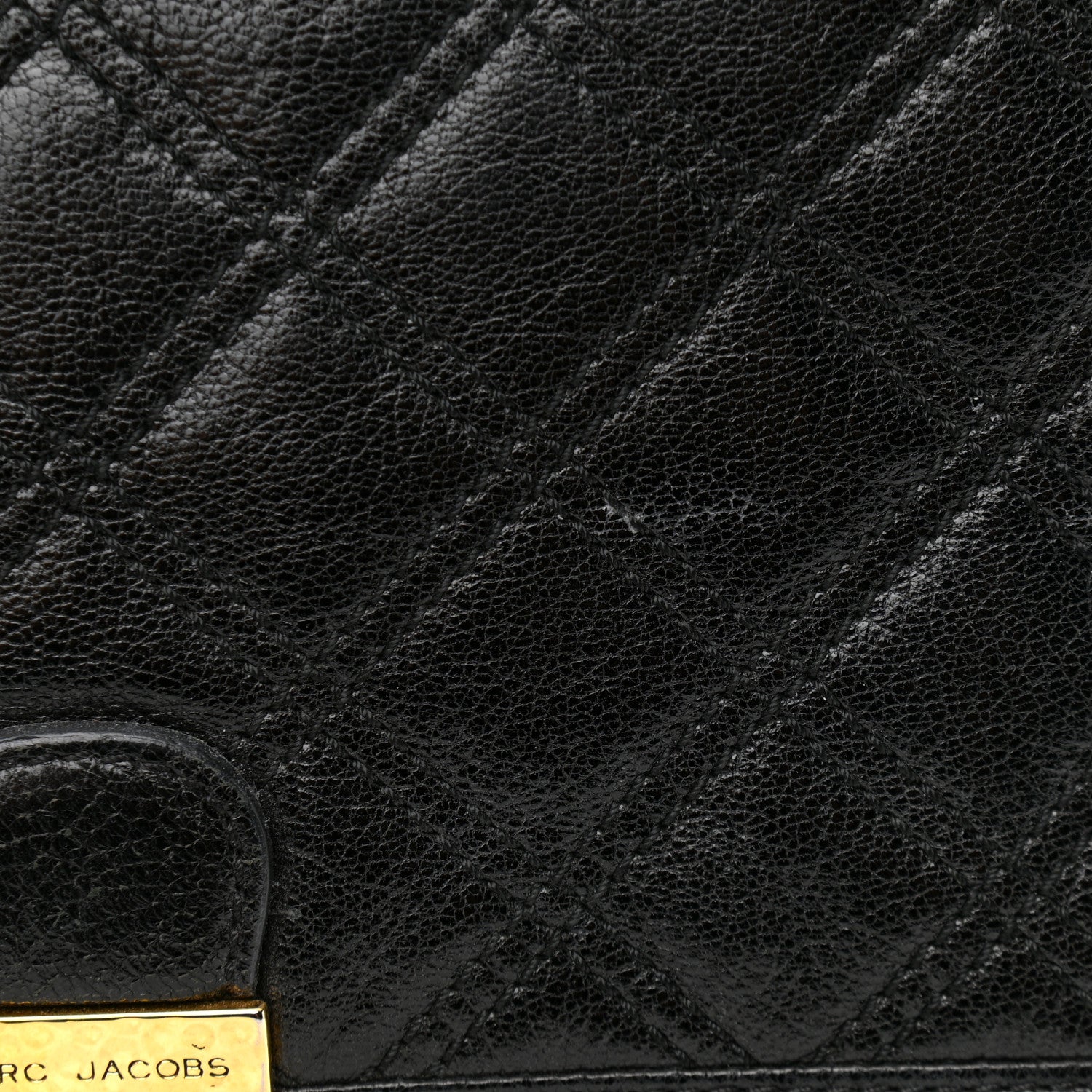 Marc Jacobs Lacquered Lambskin Baroque The Large Single Flap Black 12 of 12