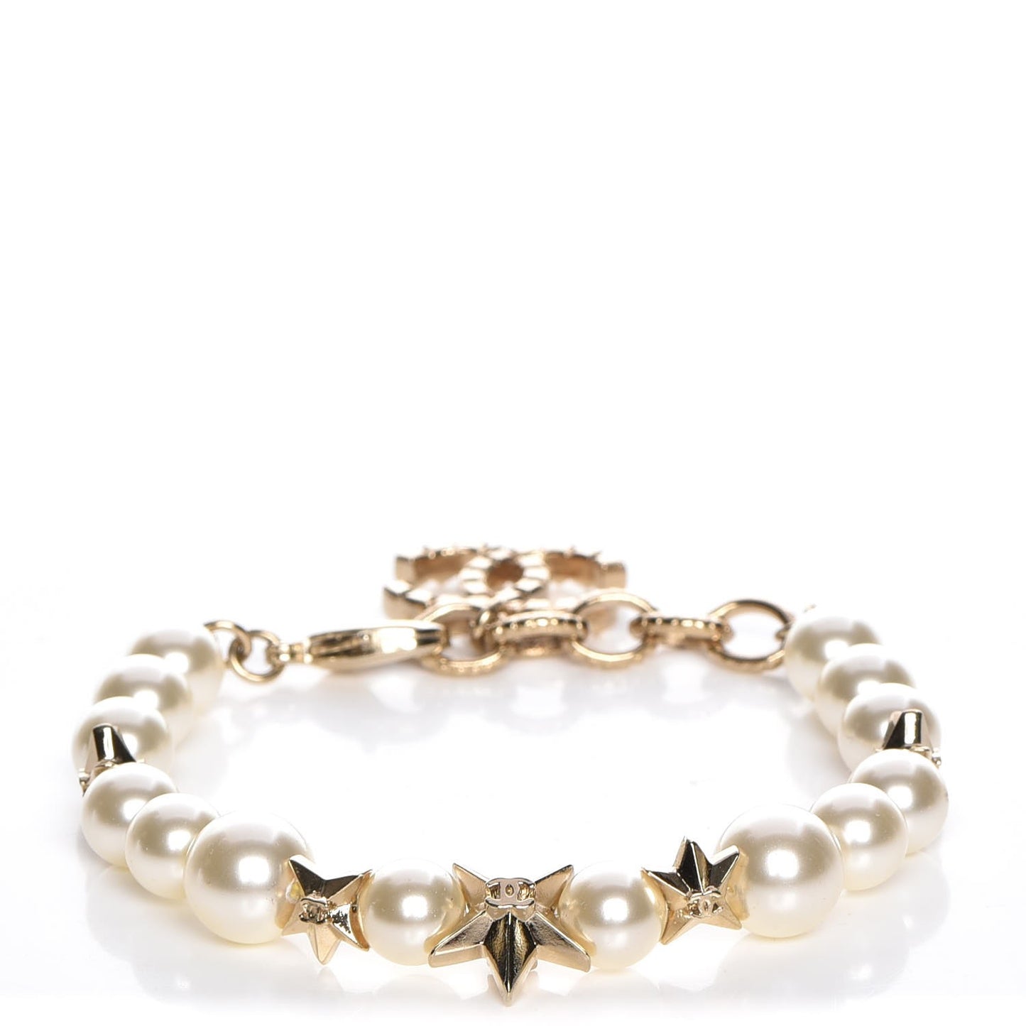 Pearl Star CC Bracelet Gold