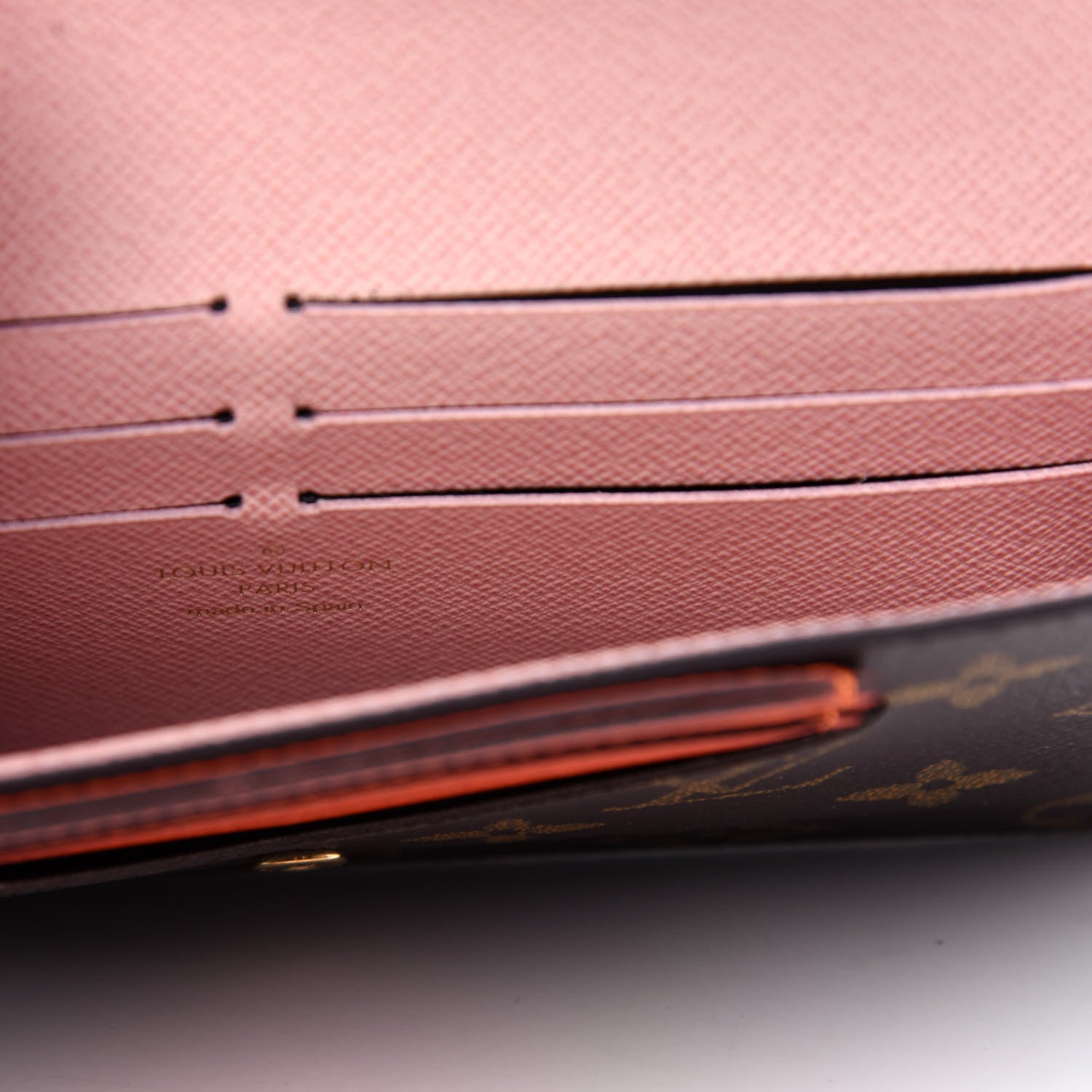 Louis Vuitton Monogram Jeanne Wallet Rose Ballerine 8 of 9