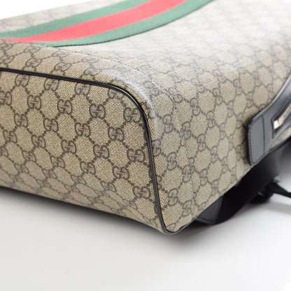 Gucci GG Supreme Monogram Web Dome Backpack Black 13 of 13