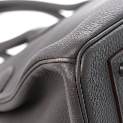 Hermes Togo JPG Shoulder Birkin II 42 Etain 11 of 13