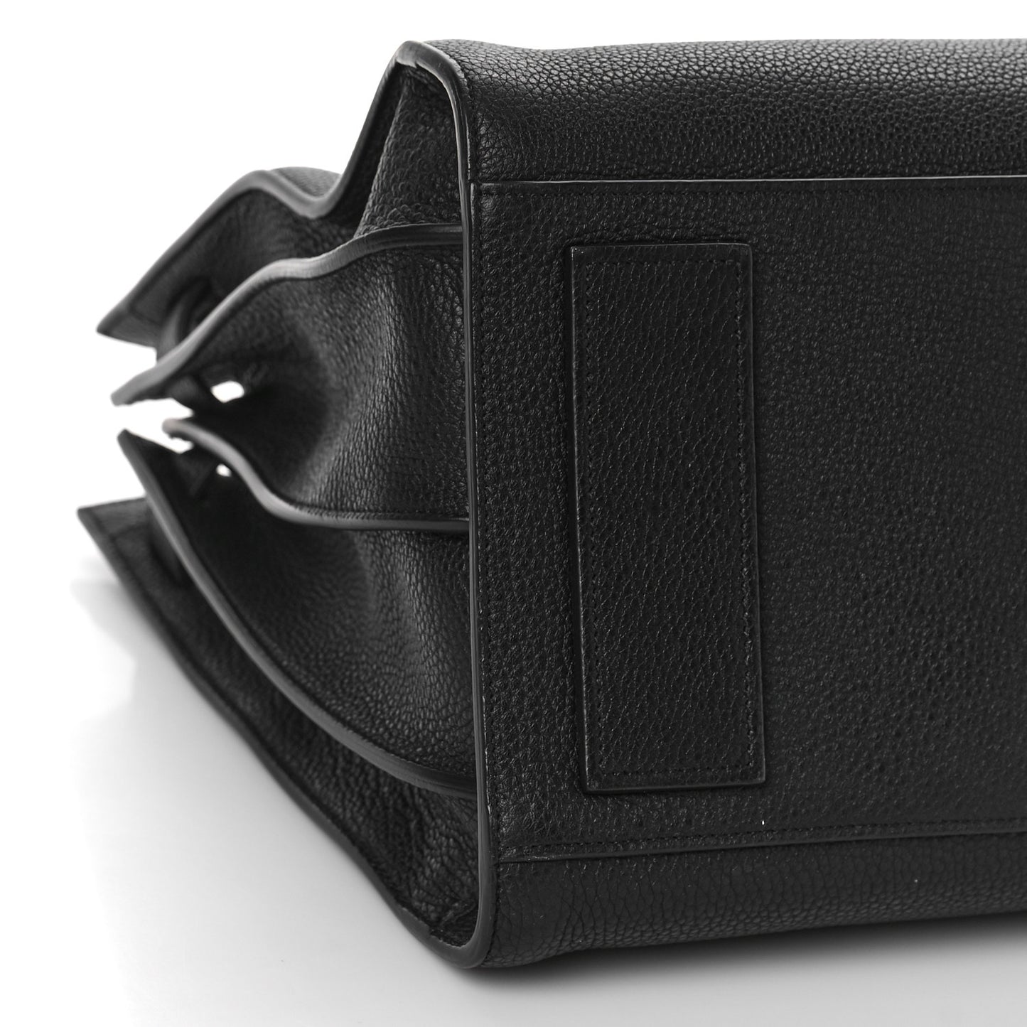 Grained Calfskin Medium Souple Sac De Jour Black