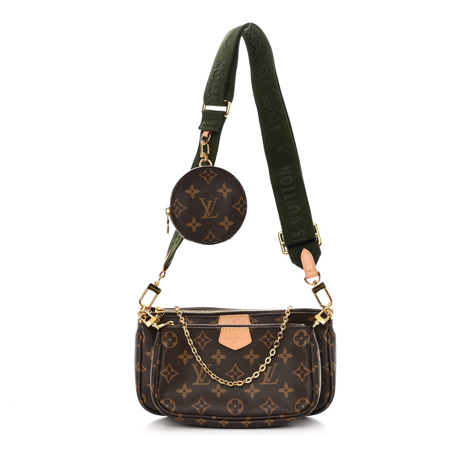 Monogram Multi Pochette Accessories Kaki