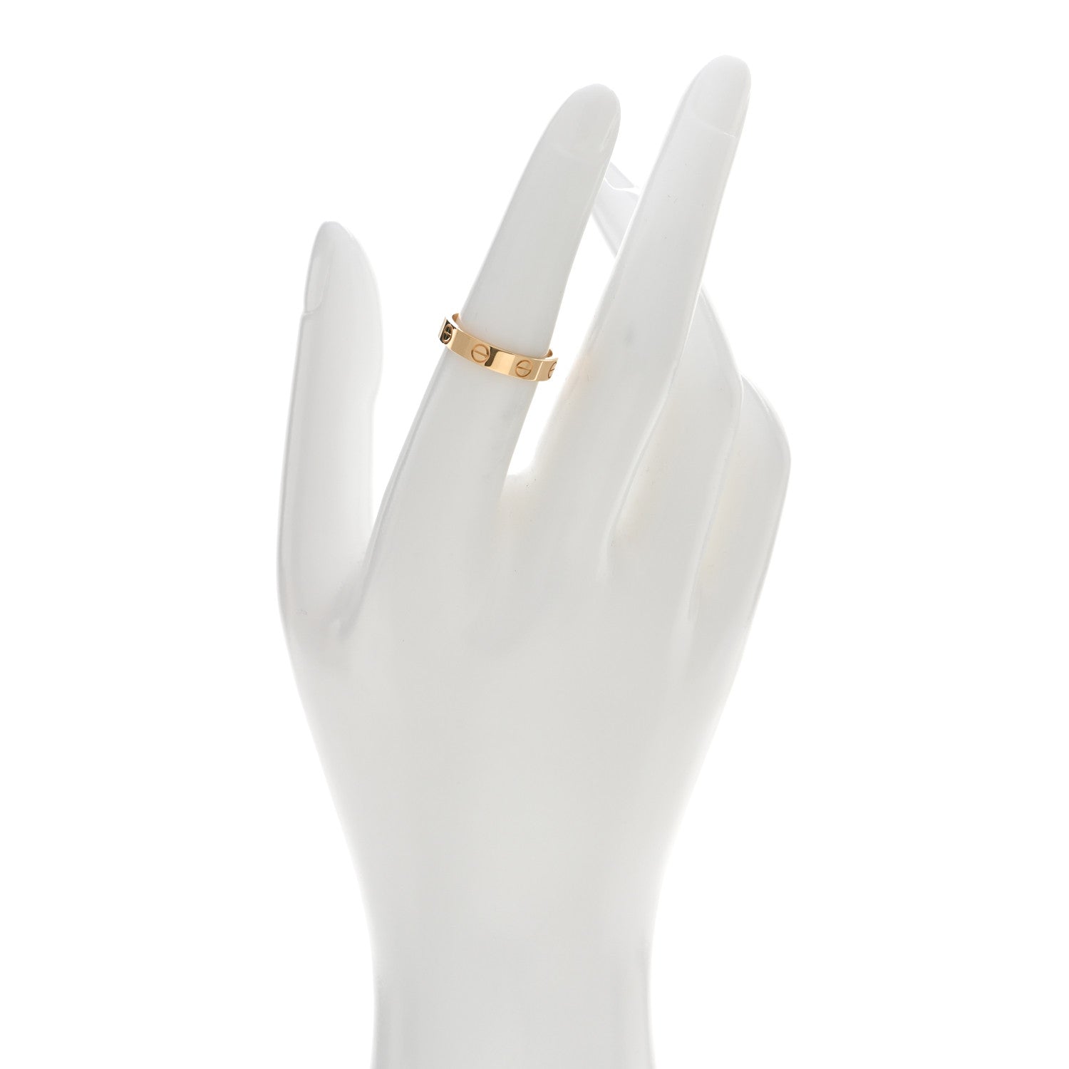 Cartier 18K Yellow Gold 3.5mm LOVE Wedding Band Ring 52 6 2 of 5