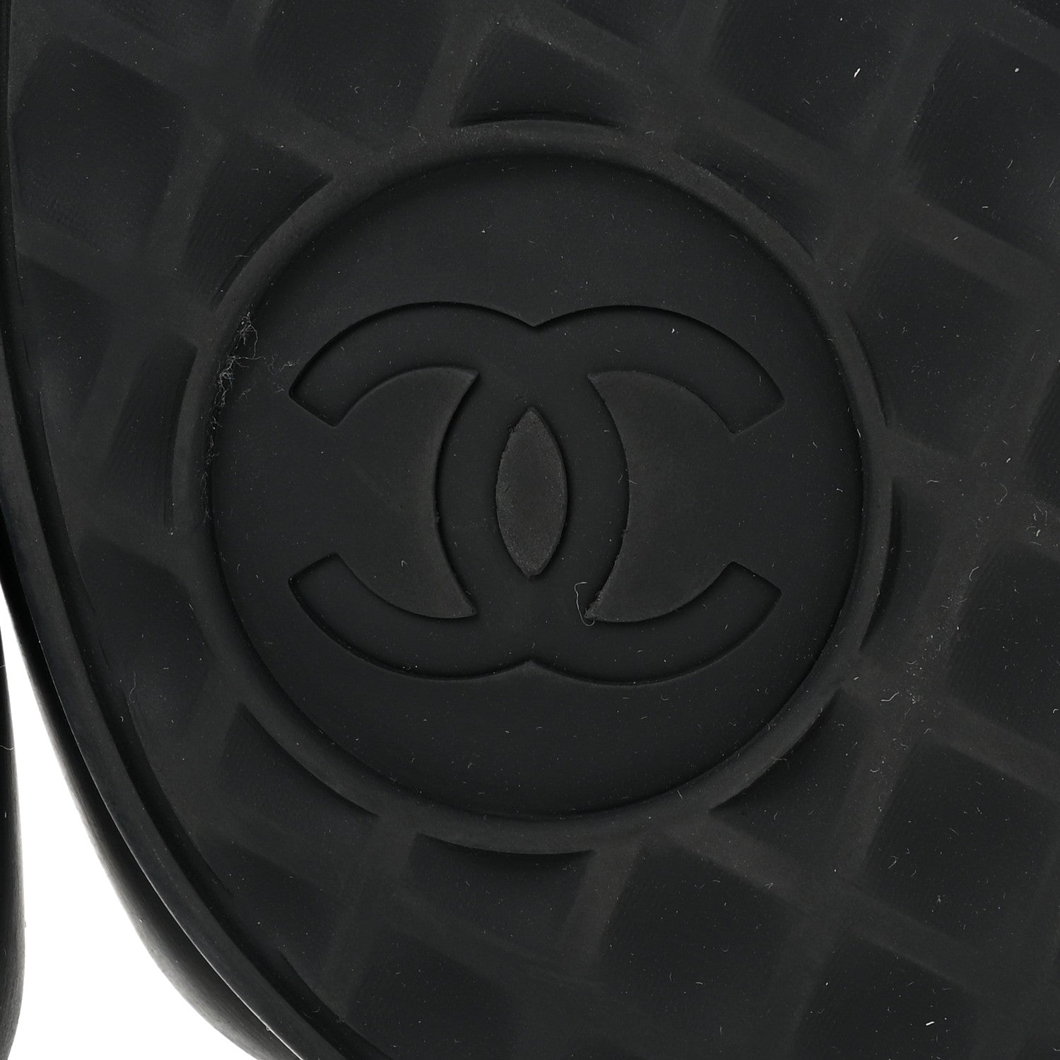 Chanel Shiny Calfskin Suede Quilted CC Logo Sneakers 39 White 7 of 13