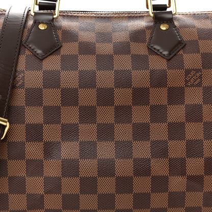 Louis Vuitton Damier Ebene Speedy Bandouliere 30 8 of 12