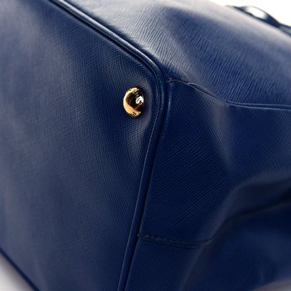 Prada Saffiano Large Galleria Double Zip Tote Bluette 17 of 32