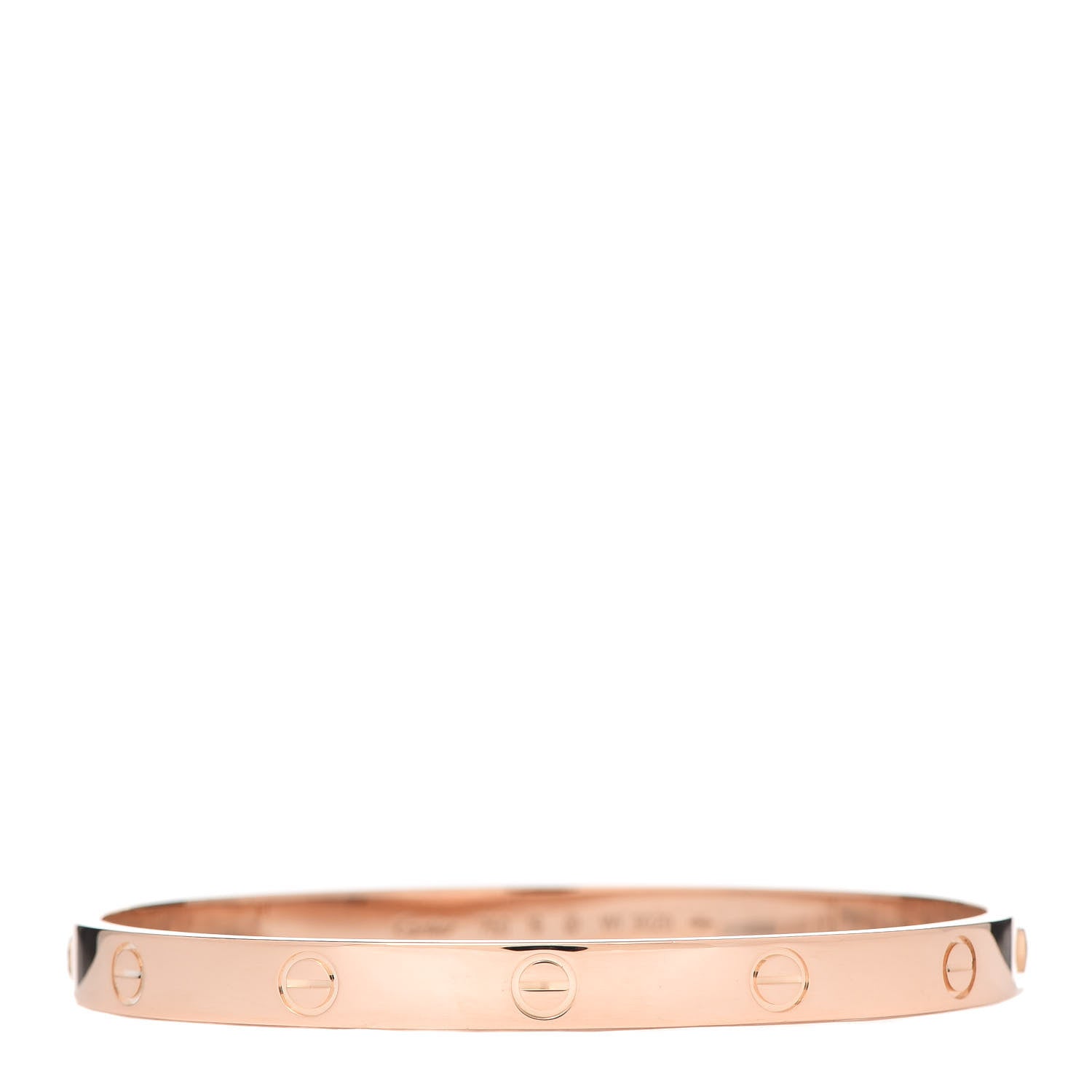 Cartier 18K Pink Gold LOVE Bracelet 19 1 of 7