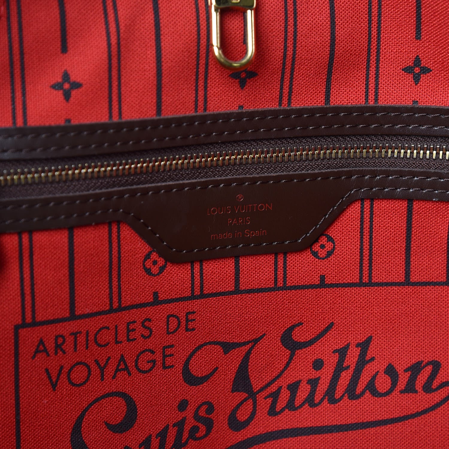 Louis Vuitton Damier Ebene Neverfull MM 6 of 15
