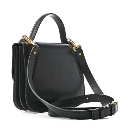 Versace Vitello Barocco Virtus Small Top Handle Shoulder Bag Black 4 of 10