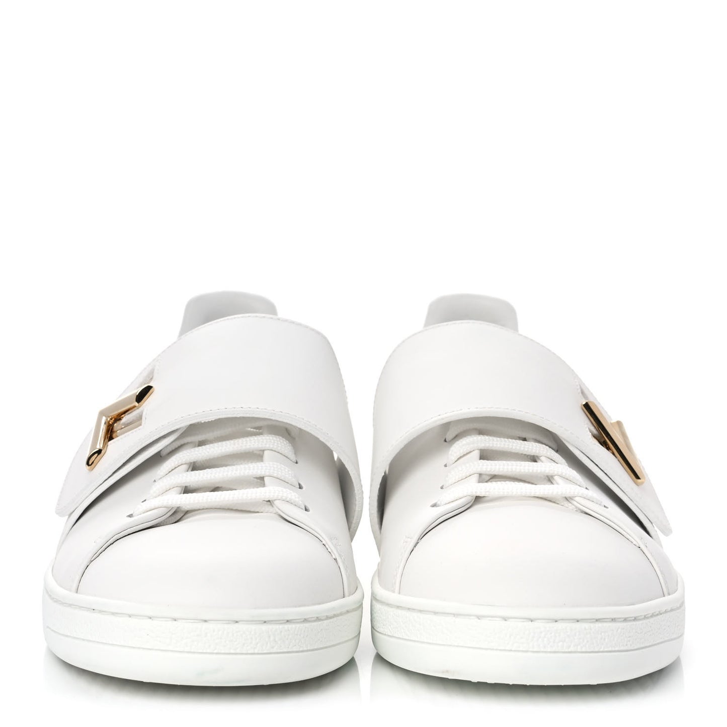 Calfskin Front Row Sneaker 38 White