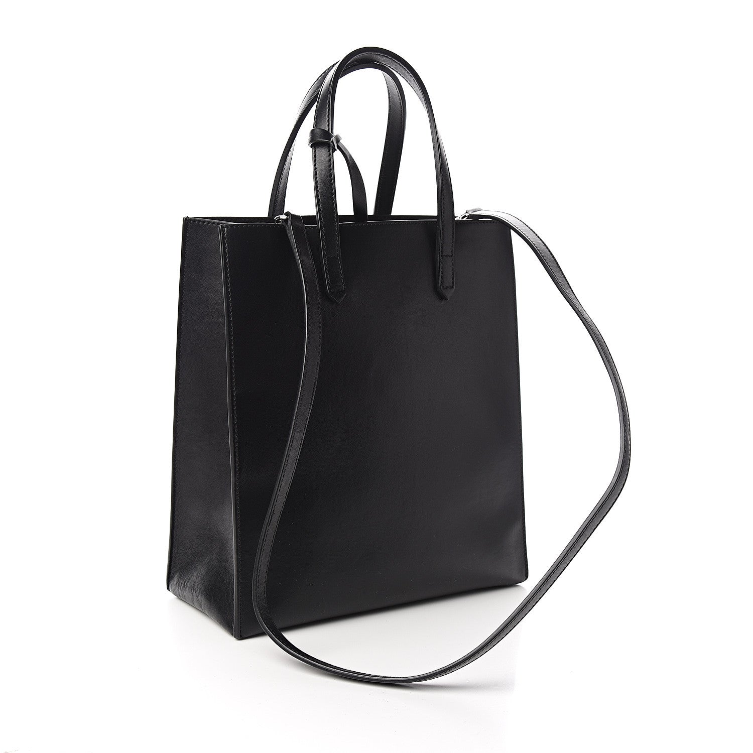 Givenchy Calfskin Bambi Print Small Stargate Shopper Tote Black 3 of 11