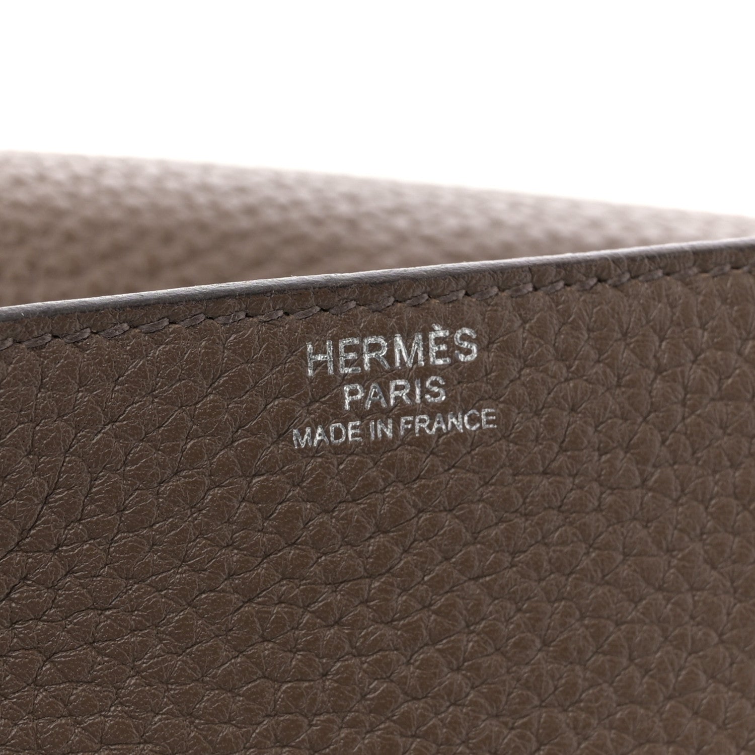 Hermes Taurillon Clemence Steve Caporal Messenger Cacao 6 of 10