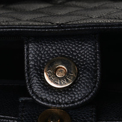 Chanel Caviar Quilted Petit Shopping Tote PST Black 12 of 14