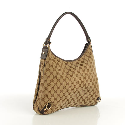 Gucci Monogram Large Abbey D Ring Hobo Brown 3 of 7