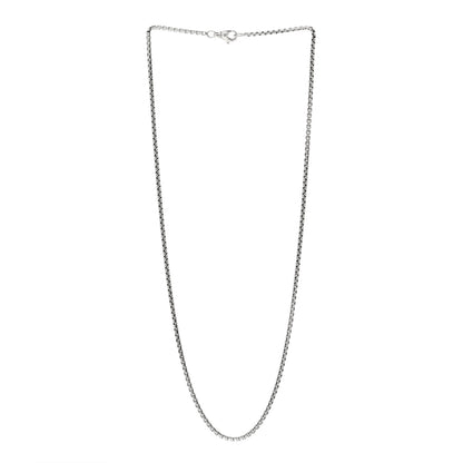 David Yurman Sterling Silver 2.7mm Small Box Chain Necklace 22" 2 of 3
