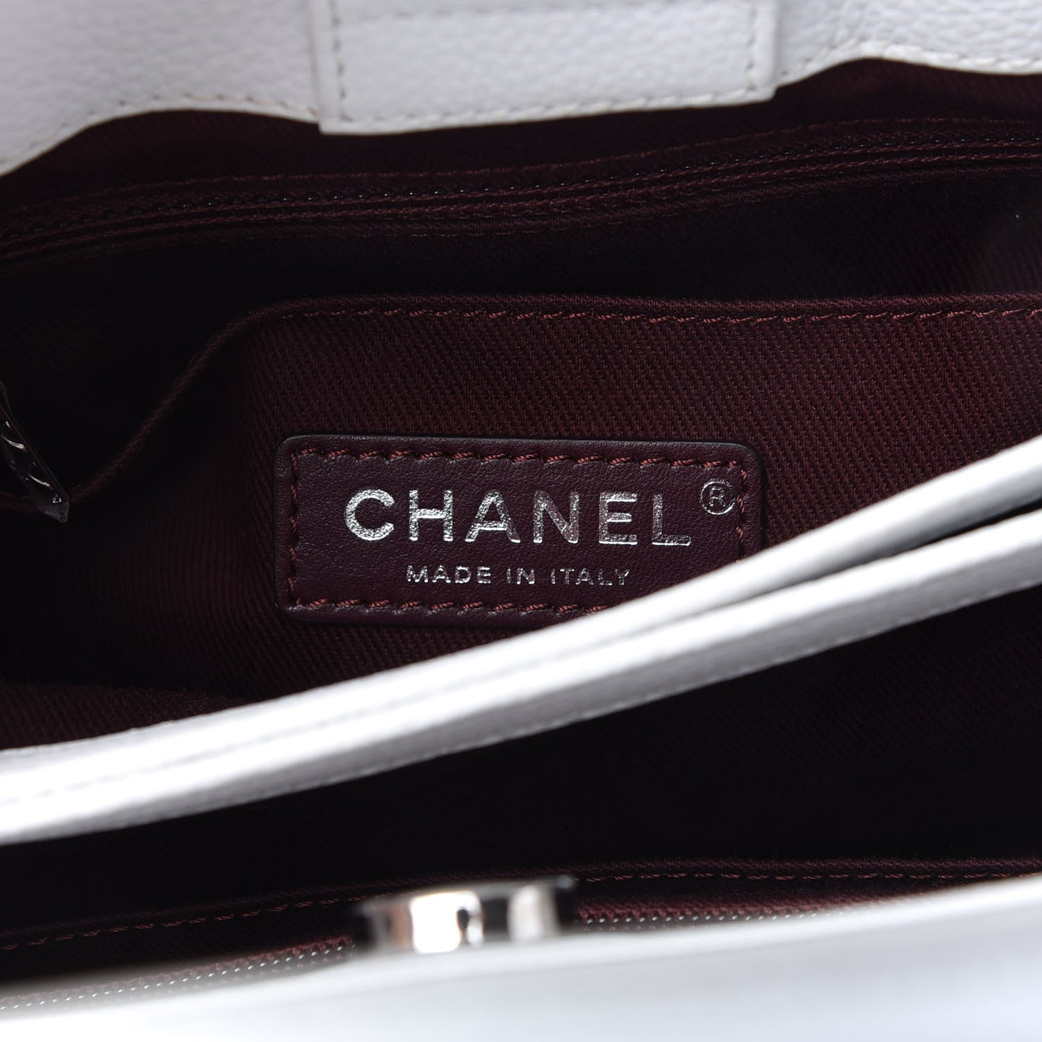 Chanel Grained Calfskin Mini Neo Executive Shopper Tote White 8 of 10